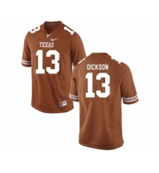 Texas Longhorns 13 Michael Dickson Brunt Orange College Football Jersey