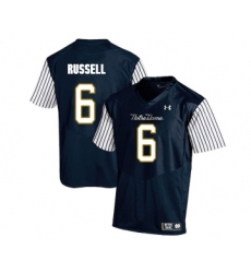 Notre Dame Fighting Irish 6 KeiVarae Russell Navy College Football Jersey