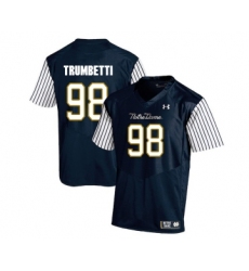 Notre Dame Fighting Irish 98 Andrew Trumbetti Navy College Football Jersey