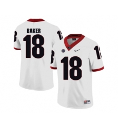 Georgia Bulldogs 18 Deandre Baker White College Football Jersey