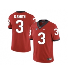 Georgia Bulldogs 3 Roquan Smith Red College Football Jersey