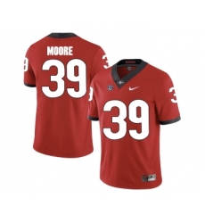 Georgia Bulldogs 39 Corey Moore Red College Football Jersey