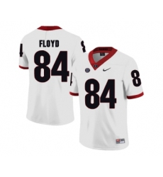 Georgia Bulldogs 84 Leonard Floyd White College Football Jersey