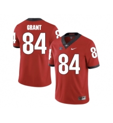 Georgia Bulldogs 84 Walter Grant Red College Football Jersey