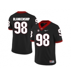 Georgia Bulldogs 98 Rodrigo Blankenship Black College Football Jersey