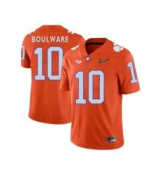 Clemson Tigers 10 Tajh Boyd White Nike College Football Jersey