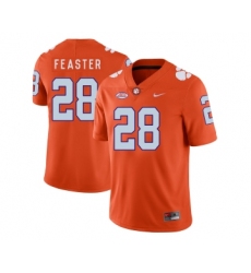 Clemson Tigers 28 Tavien Feaster Orange Nike College Football Jersey