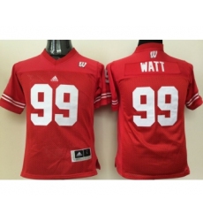 Ohio State Buckeyes 99 JJ Watt Red Women College Football Jersey