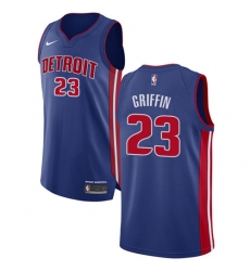 Women's Nike Detroit Pistons #23 Blake Griffin Authentic Royal Blue NBA Jersey - Icon Edition