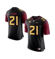 Florida State Seminoles 21 Corey Clark Black College Football Jersey