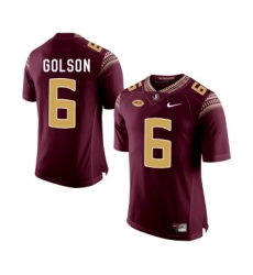 Florida State Seminoles 6 Everett Golson Marroon College Football Jersey