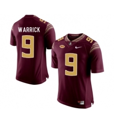 Florida State Seminoles 9 Peter Warrick Red College Football Jersey