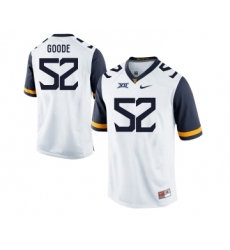 West Virginia Mountaineers 52 Najee Goode White College Football Jersey