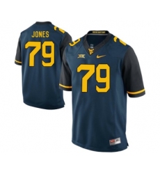 West Virginia Mountaineers 79 Matt Jones Blue College Football Jersey