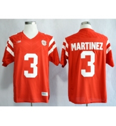 Nebraska Cornhuskers 3 Taylor Martinez Red College Football Jersey