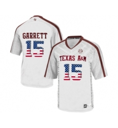 Texas A&M Aggies 15 Myles Garrett White College Football Jersey