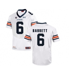 Auburn Tigers 6 Devan Barrett White College Football Jersey