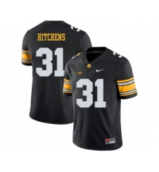 Iowa Hawkeyes 31 Anthony Hitchens Black College Football Jersey