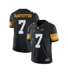 Iowa Hawkeyes 7 Colten Rastetter Black College Football Jersey