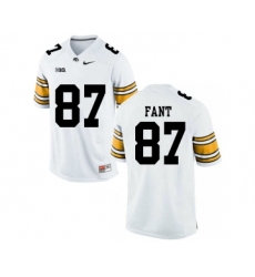 Iowa Hawkeyes 87 Noah Fant White College Football Jersey