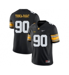 Iowa Hawkeyes 90 Louis Trinca Pasat Black College Football Jersey