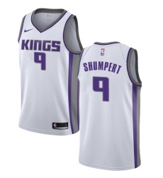 Women's Nike Sacramento Kings #9 Iman Shumpert Authentic White NBA Jersey - Association Edition