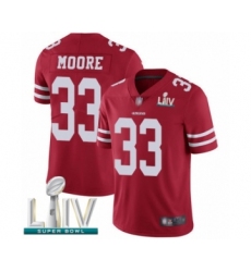 Men's San Francisco 49ers #33 Tarvarius Moore White Vapor Untouchable Limited Player Super Bowl LIV Bound Football Jersey