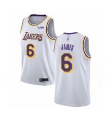 Women's Los Angeles Lakers #6 LeBron James Swingman Purple Basketball Jersey - City Edition