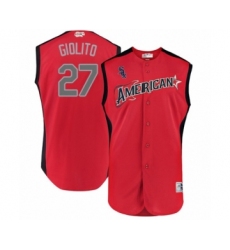 Youth Chicago White Sox #27 Lucas Giolito Authentic Red American League 2019 Baseball All-Star Jersey