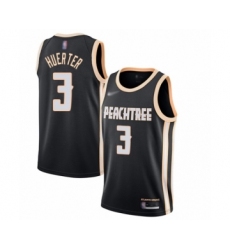 Youth Atlanta Hawks #3 Kevin Huerter Swingman Black Basketball Jersey - 2019 20 City Edition