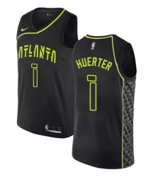 Youth Nike Atlanta Hawks #1 Kevin Huerter Swingman Black NBA Jersey - City Edition