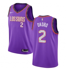 Women's Nike Phoenix Suns #2 Elie Okobo Swingman Purple NBA Jersey - 2018 19 City Edition