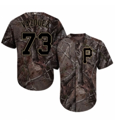 Youth Majestic Pittsburgh Pirates #73 Felipe Vazquez Authentic Camo Realtree Collection Flex Base MLB Jersey