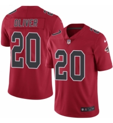 Men's Nike Atlanta Falcons #20 Isaiah Oliver Limited Red Rush Vapor Untouchable NFL Jersey