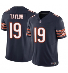 Men's Chicago Bears #19 Tory Taylor Navy 2023 F.U.S.E. Vapor Football Stitched Jersey