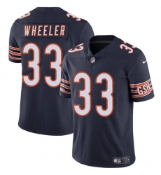 Men's Chicago Bears #33 Ian Wheeler Navy Vapor Football Stitched Jersey