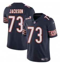 Men's Chicago Bears #73 Jonah Jackson Navy 2025 Vapor Football Stitched Jersey