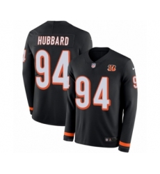 Men's Nike Cincinnati Bengals #94 Sam Hubbard Limited Black Therma Long Sleeve NFL Jersey