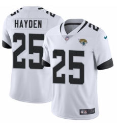 Youth Nike Jacksonville Jaguars #25 D.J. Hayden White Vapor Untouchable Limited Player NFL Jersey