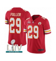 Men's Kansas City Chiefs #29 Kendall Fuller Red Team Color Vapor Untouchable Limited Player Super Bowl LIV Bound Football Jersey