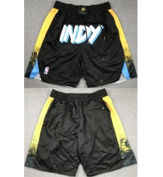 Men's Indiana Pacers Black City Edition Shorts