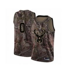 Youth Milwaukee Bucks #0 Donte DiVincenzo Swingman Camo Realtree Collection Basketball Jersey