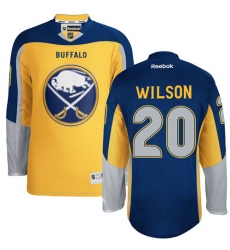 Men's Reebok Buffalo Sabres #20 Scott Wilson Authentic Gold New Third NHL Jersey