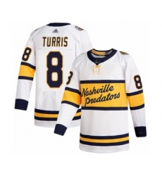 Youth Nashville Predators #8 Kyle Turris Authentic White 2020 Winter Classic Hockey Jersey