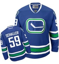 Women's Reebok Vancouver Canucks #59 Tim Schaller Authentic Royal Blue Third NHL Jersey