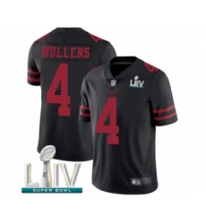 Youth San Francisco 49ers #4 Nick Mullens Black Vapor Untouchable Limited Player Super Bowl LIV Bound Football Jersey