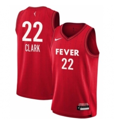 Women Indiana Fever Caitlin Clark #22 Red Stitched Basketball WNBA Jersey