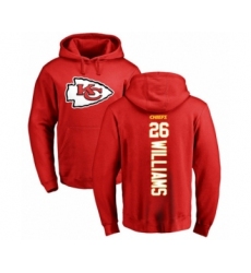 NFL Nike Kansas City Chiefs #26 Damien Williams Red Backer Pullover Hoodie