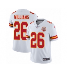 Youth Nike Kansas City Chiefs #26 Damien Williams White Vapor Untouchable Limited Player NFL Jersey