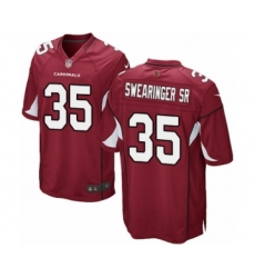 Men's Nike Arizona Cardinals #35 D.J. Swearinger SR Game Red Team Color NFL Jersey
